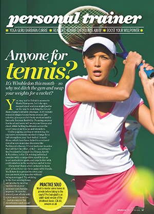 Personal trainer: anyone for tennis?